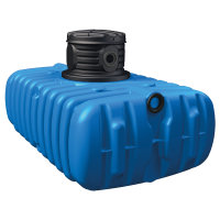 4rain Regenwassertank Flat S 1.500 l Flachtank mit...